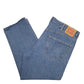 Mens Blue Levis  550 JeansW42 L28