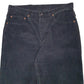 Mens Black Levis  Corduroy Trousers