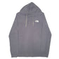 Mens Grey The North Face Hooded Snap Button Long Sleeve T Shirt