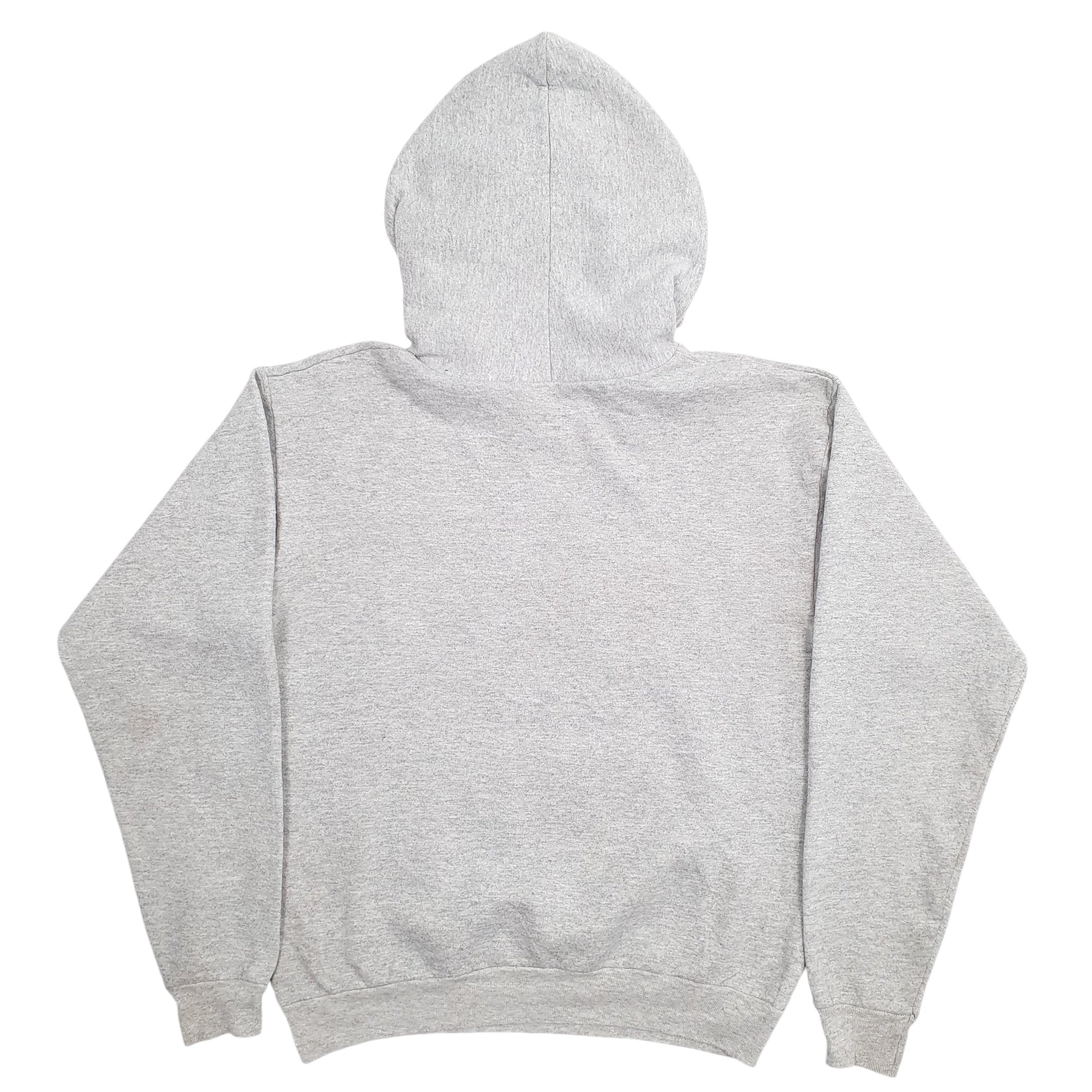 Mens Grey Hanes Spellout Hoodie Jumper