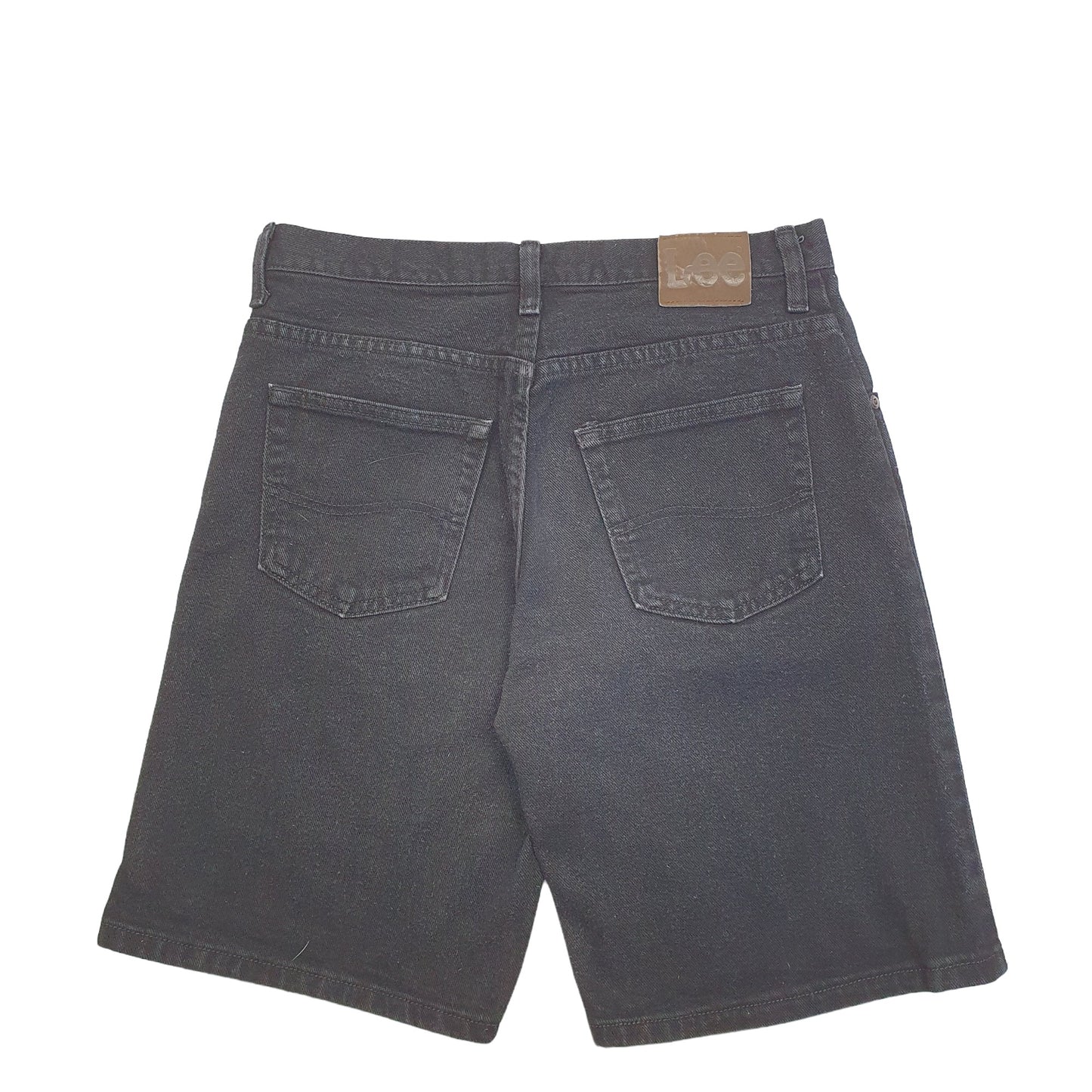 Mens Black Lee  Denim Shorts