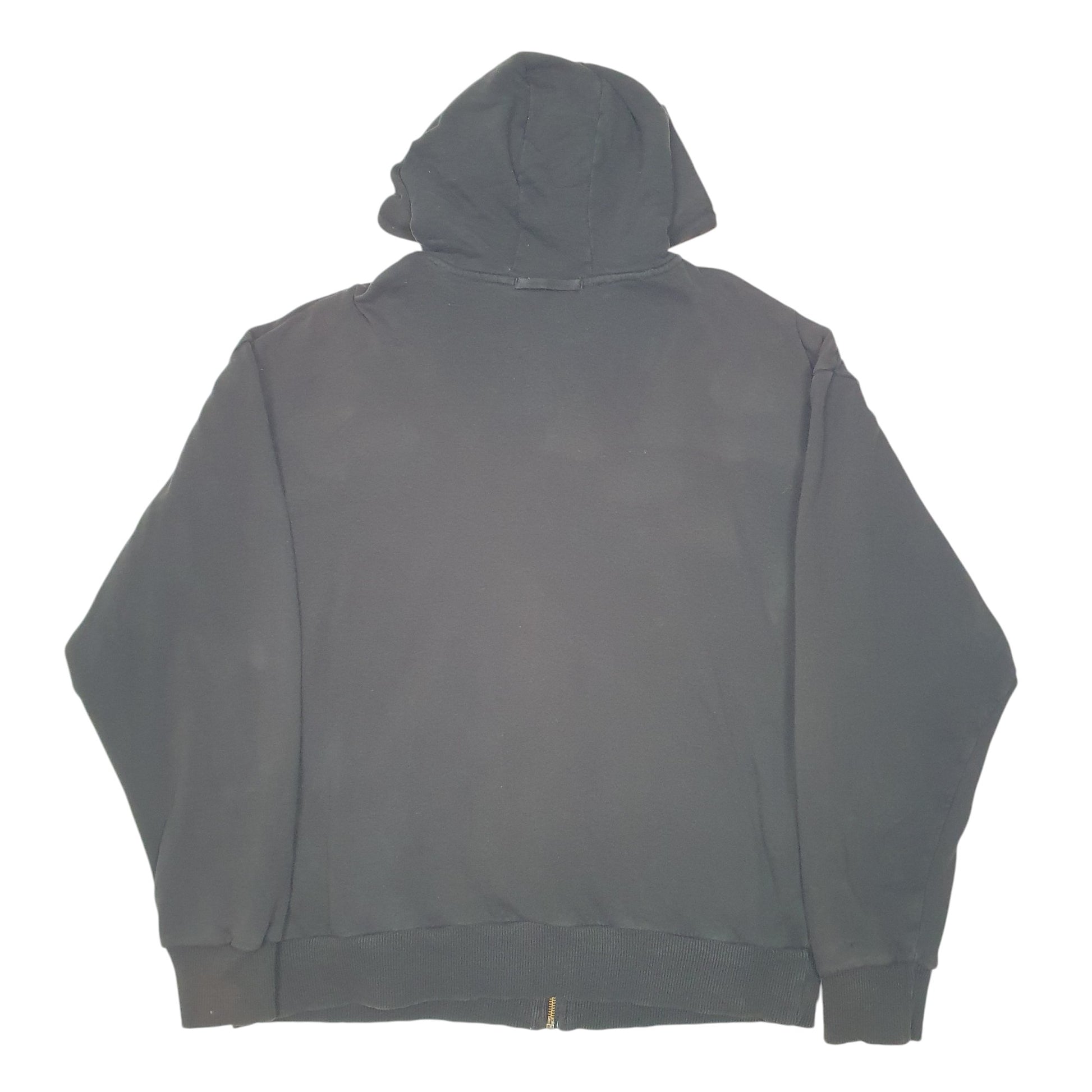 Mens Black Dickies Hoodie Workwear Thermal Lined Full Zip Jumper