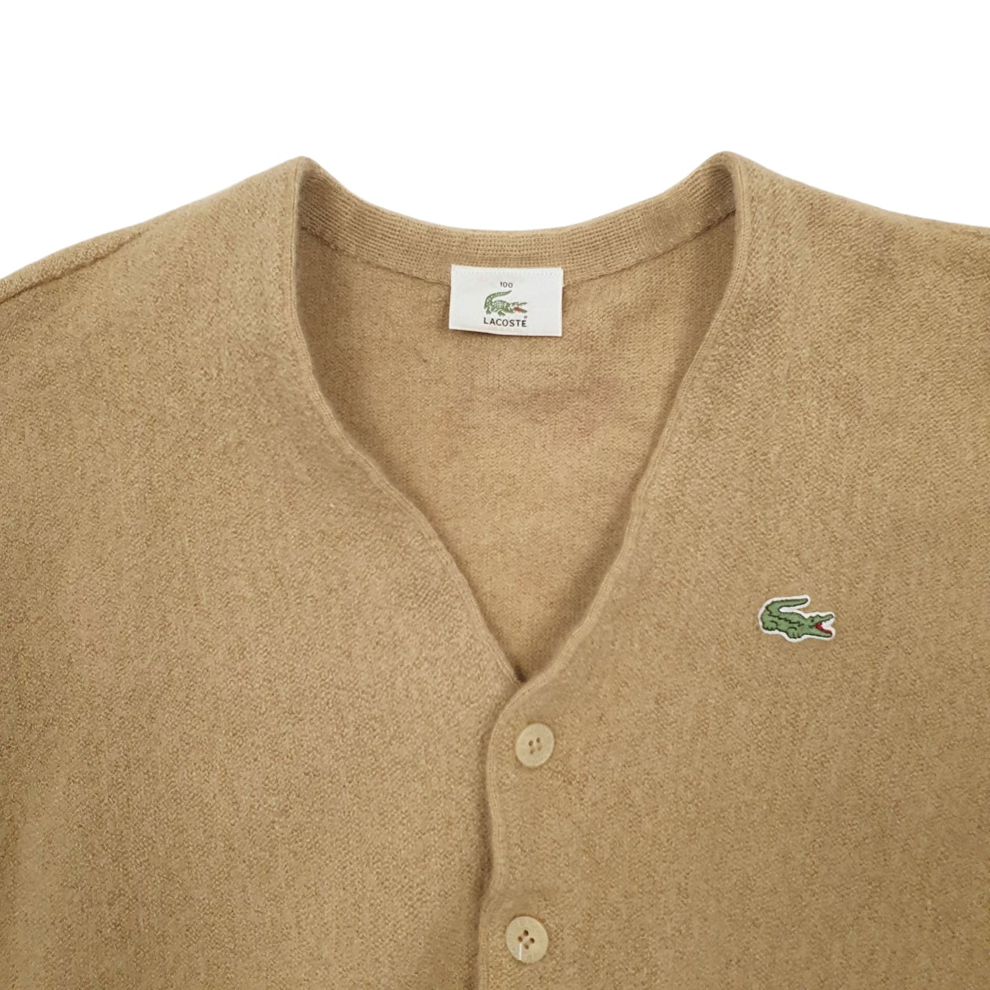 Womens Beige Lacoste  Cardigan Jumper