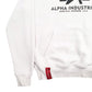 Womens White Alpha Industries Spellout Hoodie Jumper