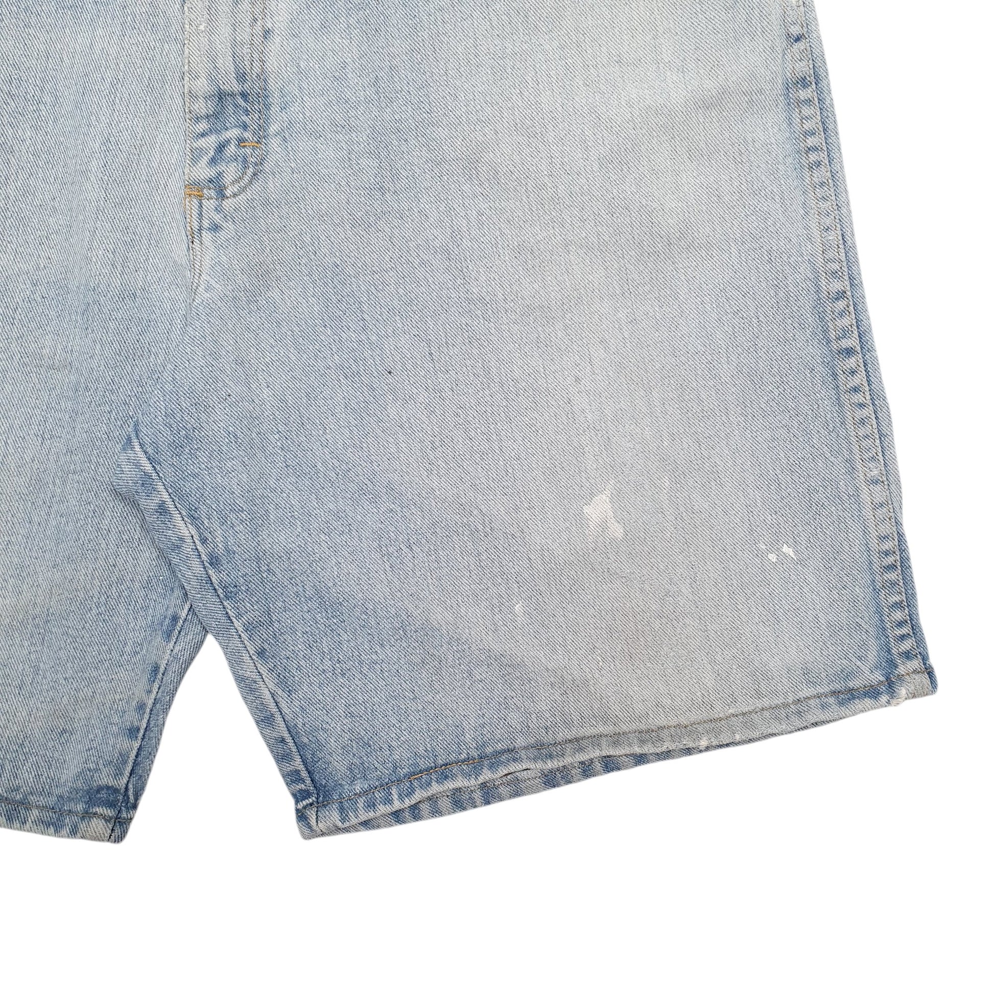 Mens Blue Wrangler Denim Jeans Jorts Hero Originals Denim Shorts