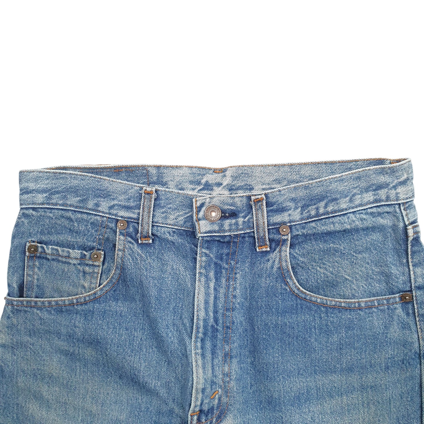 Mens Blue Levis Marks and stains to front and back Denim Shorts