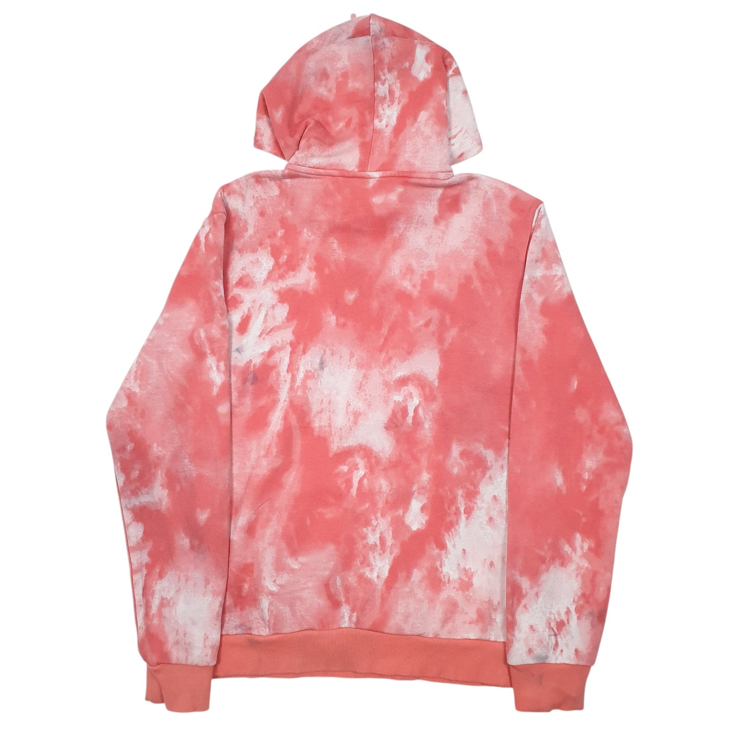 Mens Pink Adidas Tie Dye Hoodie Jumper