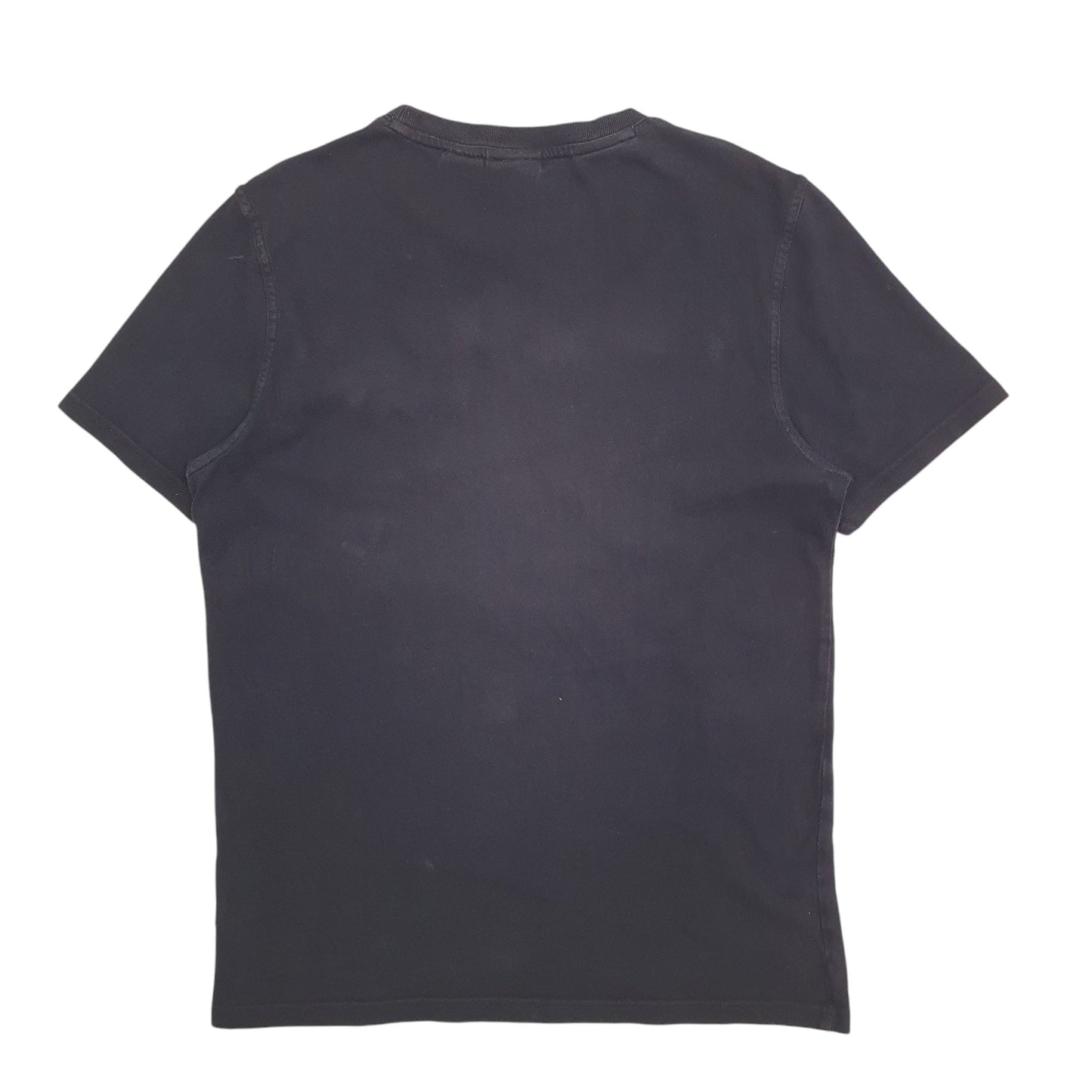 Mens Black Fila Spellout Short Sleeve T Shirt