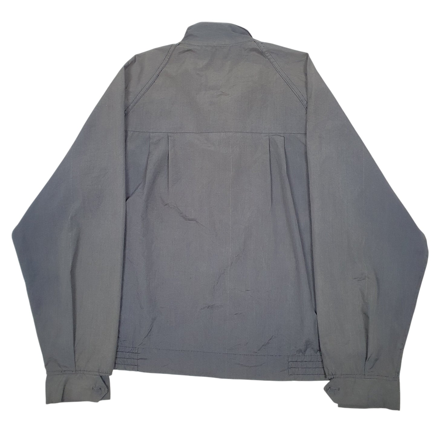 Mens Grey The Weathercaster Vintage 50s 60s Raglan Casual Full Zip Coat