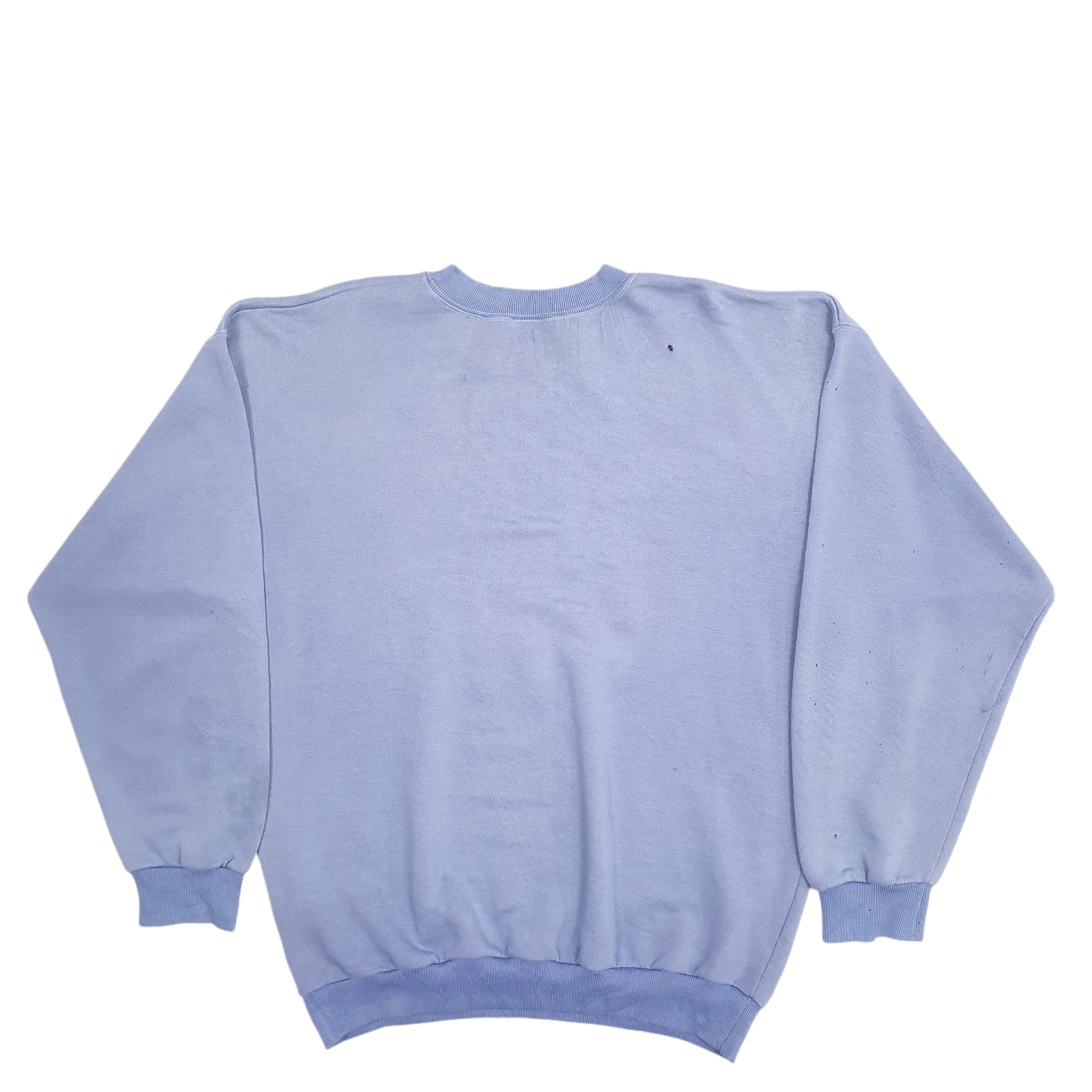 Mens Blue Puma Spellout Crewneck Jumper