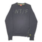 Mens Black Nike Track & Field Zip Crewneck Jumper