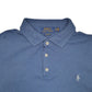 Mens Blue Polo Ralph Lauren Classic Fit Short Sleeve Polo Shirt
