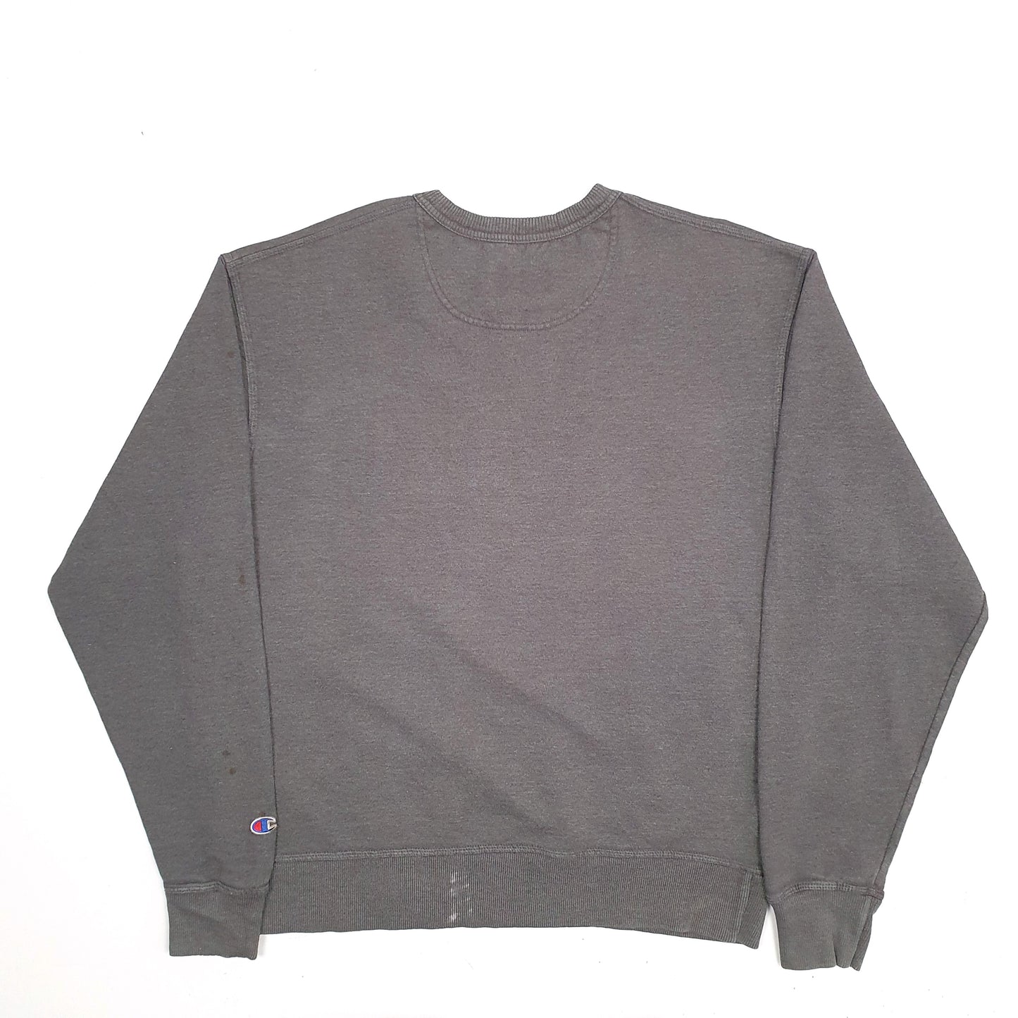 Mens Grey Champion  Crewneck Jumper