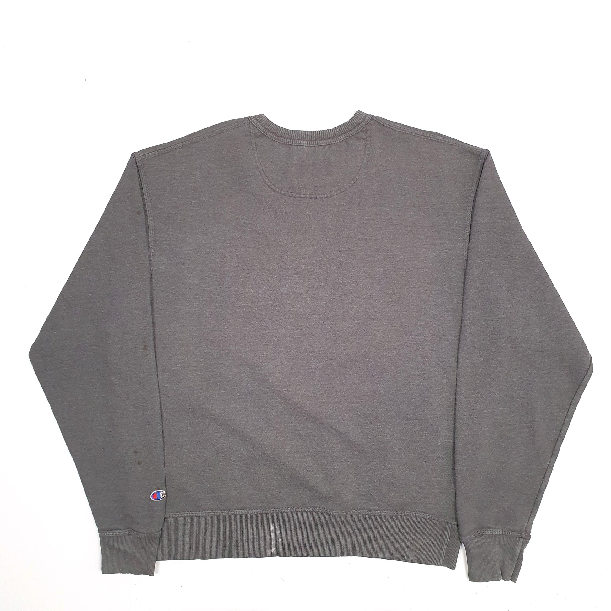 Mens Grey Champion  Crewneck Jumper