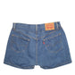 Womens Blue Levis 501 Reworked Jorts Denim Shorts