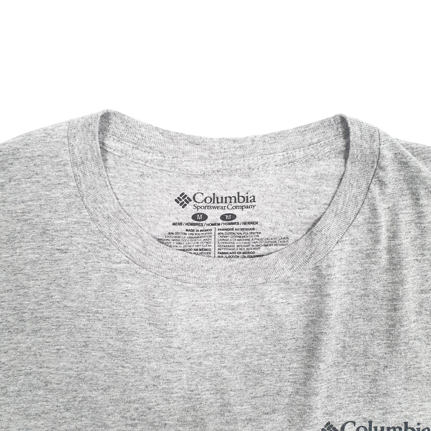 Mens Grey Columbia Sportswear Mountains Short Sleeve T Shirt