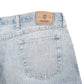 Mens Blue Wrangler Denim Jeans Jorts Relaxed Baggy Denim Shorts
