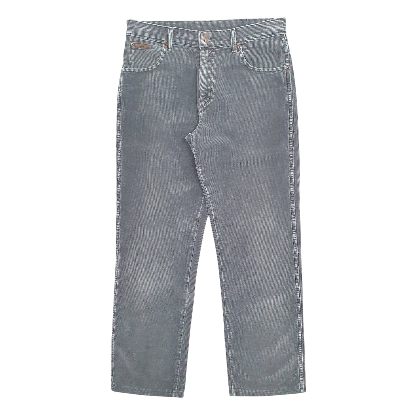 Mens Grey Wrangler  Corduroy Trousers