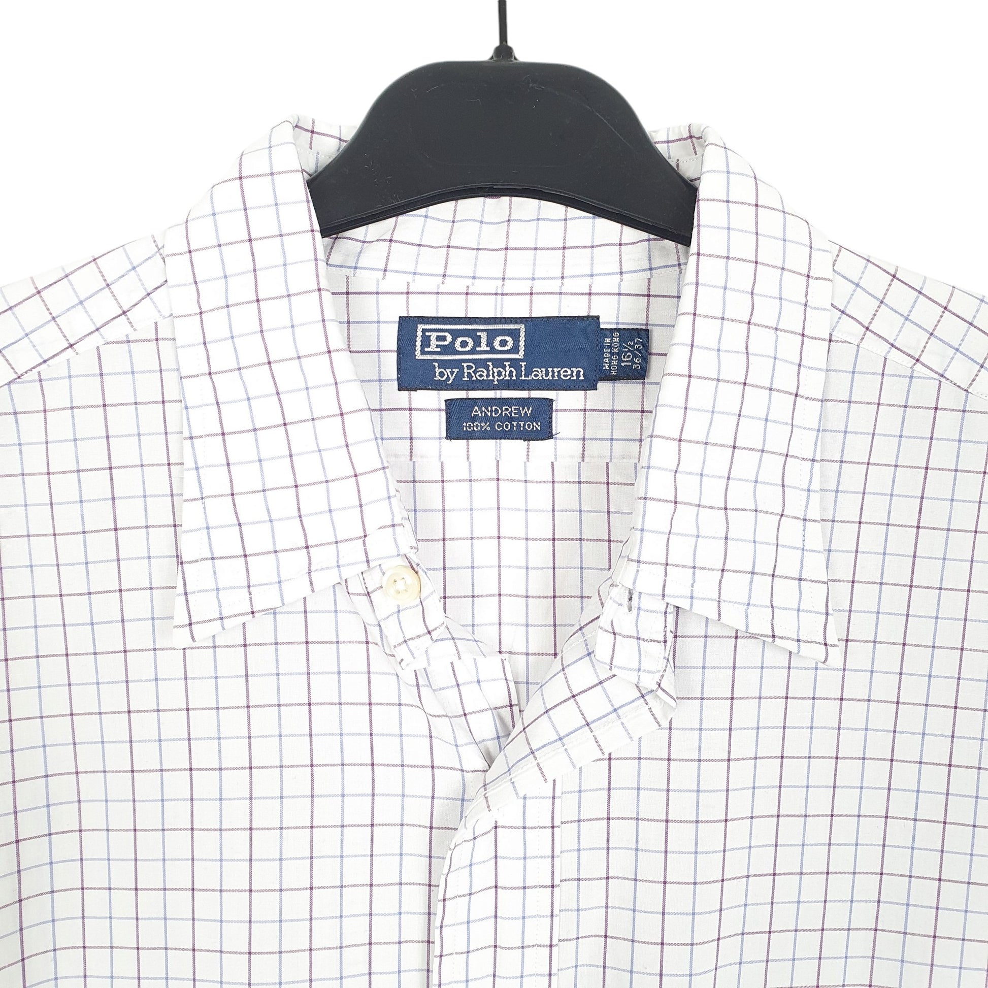 Mens White Ralph Lauren Andrew Long Sleeve Shirt