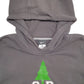 Mens Grey Nike 3D Oregon Spellout Hoodie Jumper
