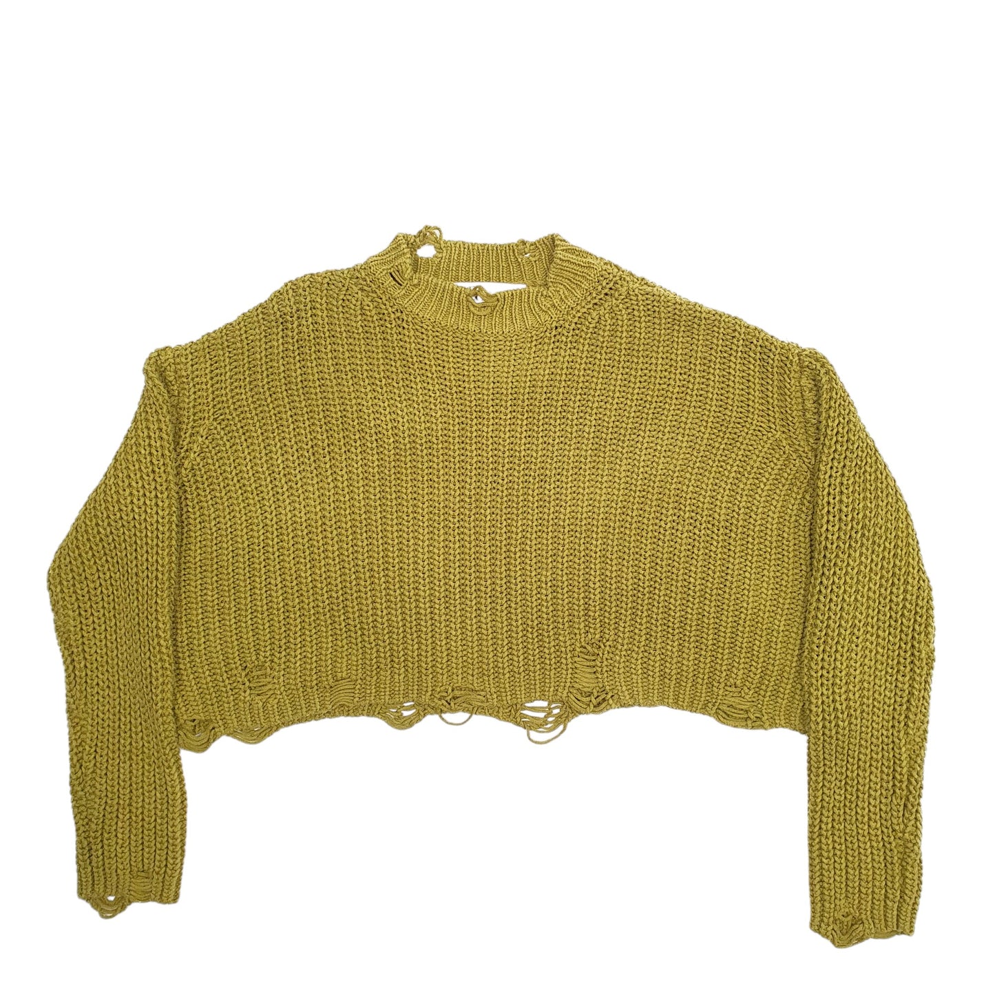 Womens Green Zara Oversized Crewneck Jumper