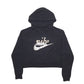 Womens Black Nike Spellout Hoodie Jumper