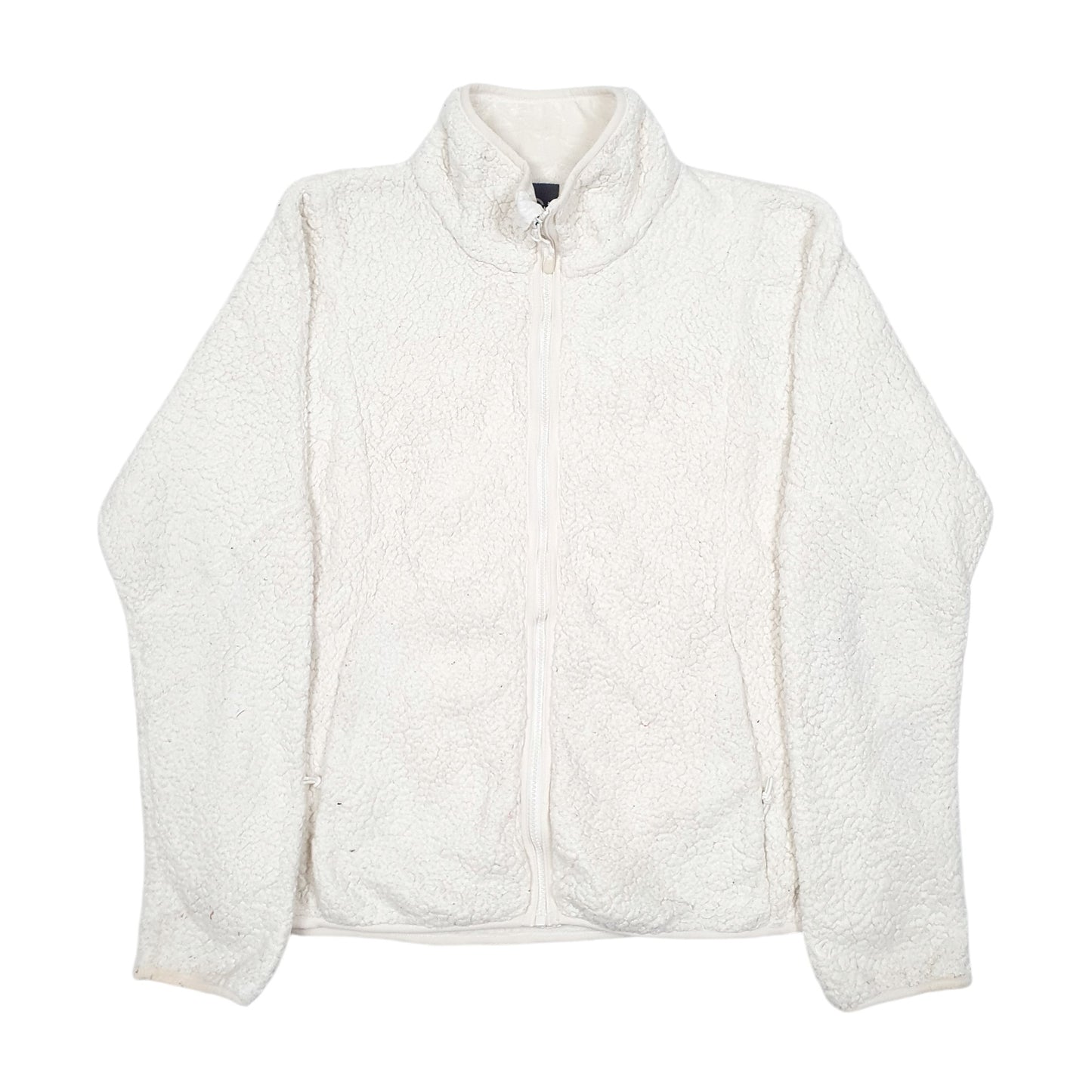 Womens Cream Champion  Full Zip Jumper