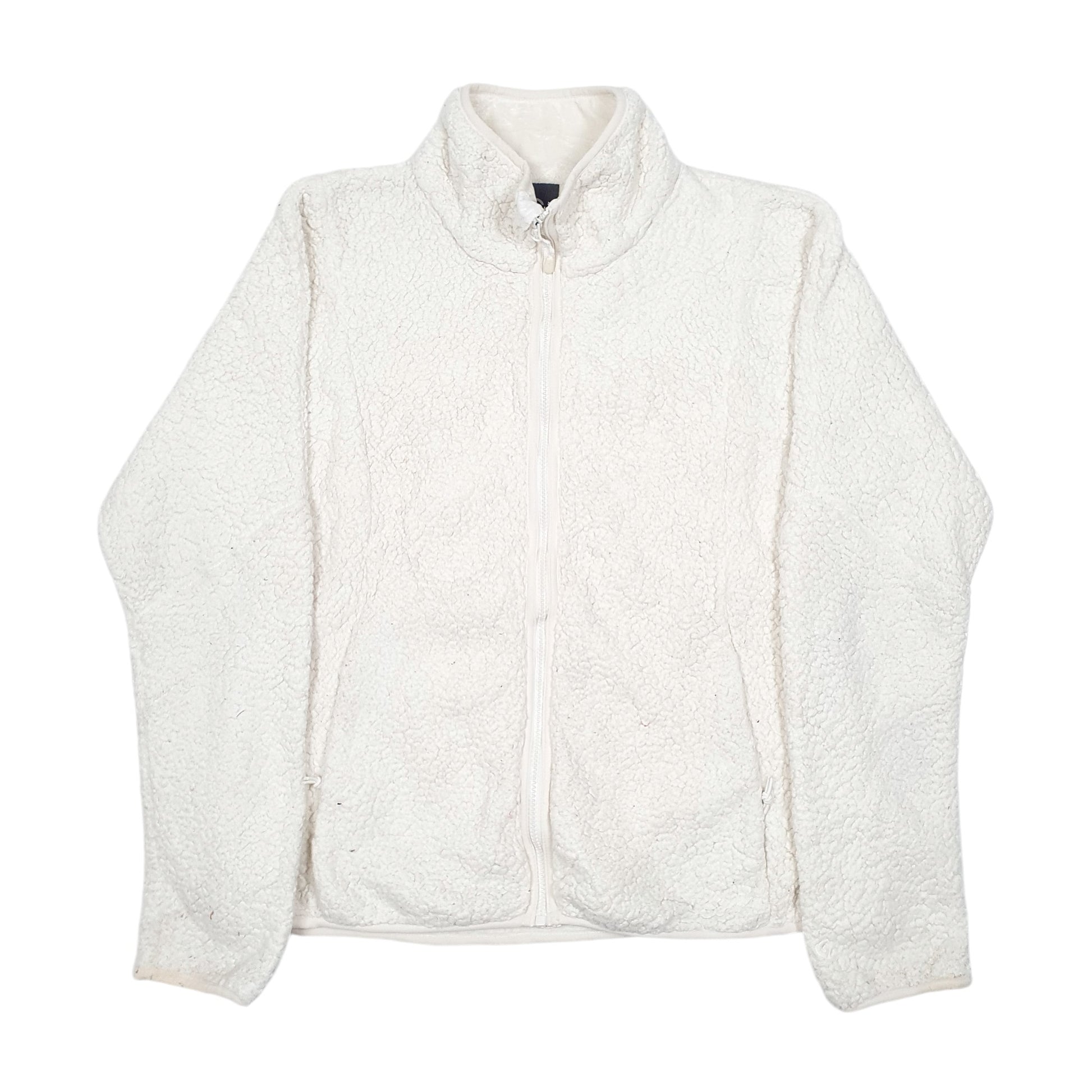 Womens Cream Champion  Full Zip Jumper