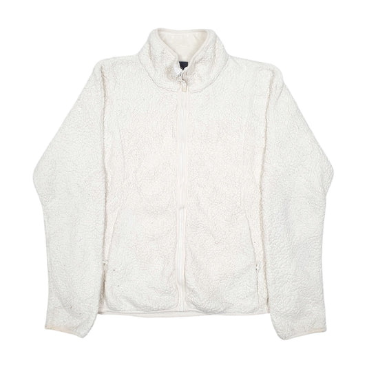 Womens Cream Champion  Full Zip Jumper