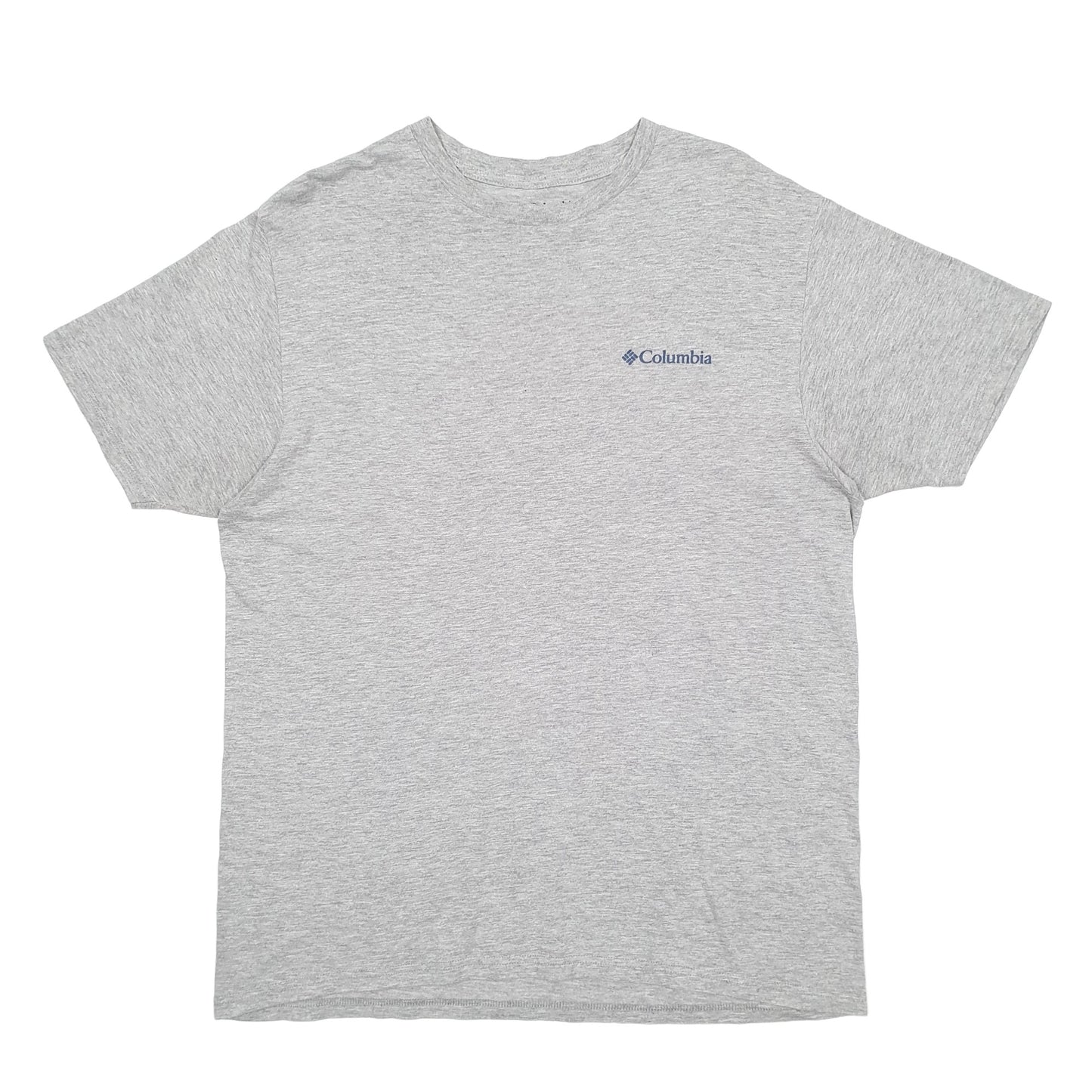 Mens Grey Columbia Sportswear  Short Sleeve T Shirt