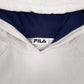 Mens White Fila  Hoodie Jumper