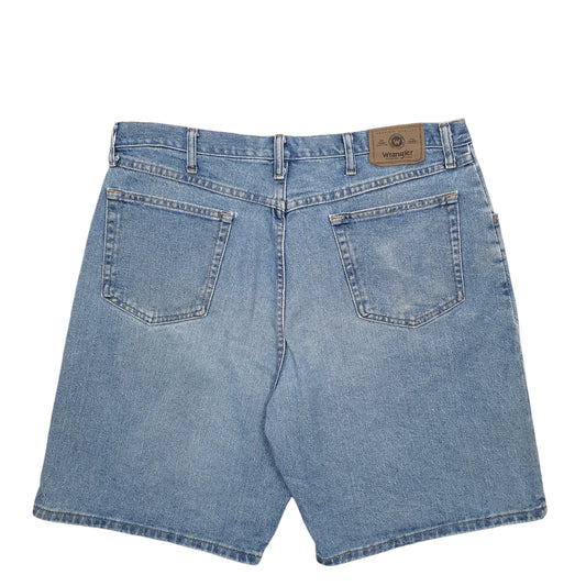 Mens Blue Wrangler Denim Jeans Jorts Denim Shorts