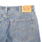 Mens Blue Levis Denim Jeans Jorts 505 Denim Shorts