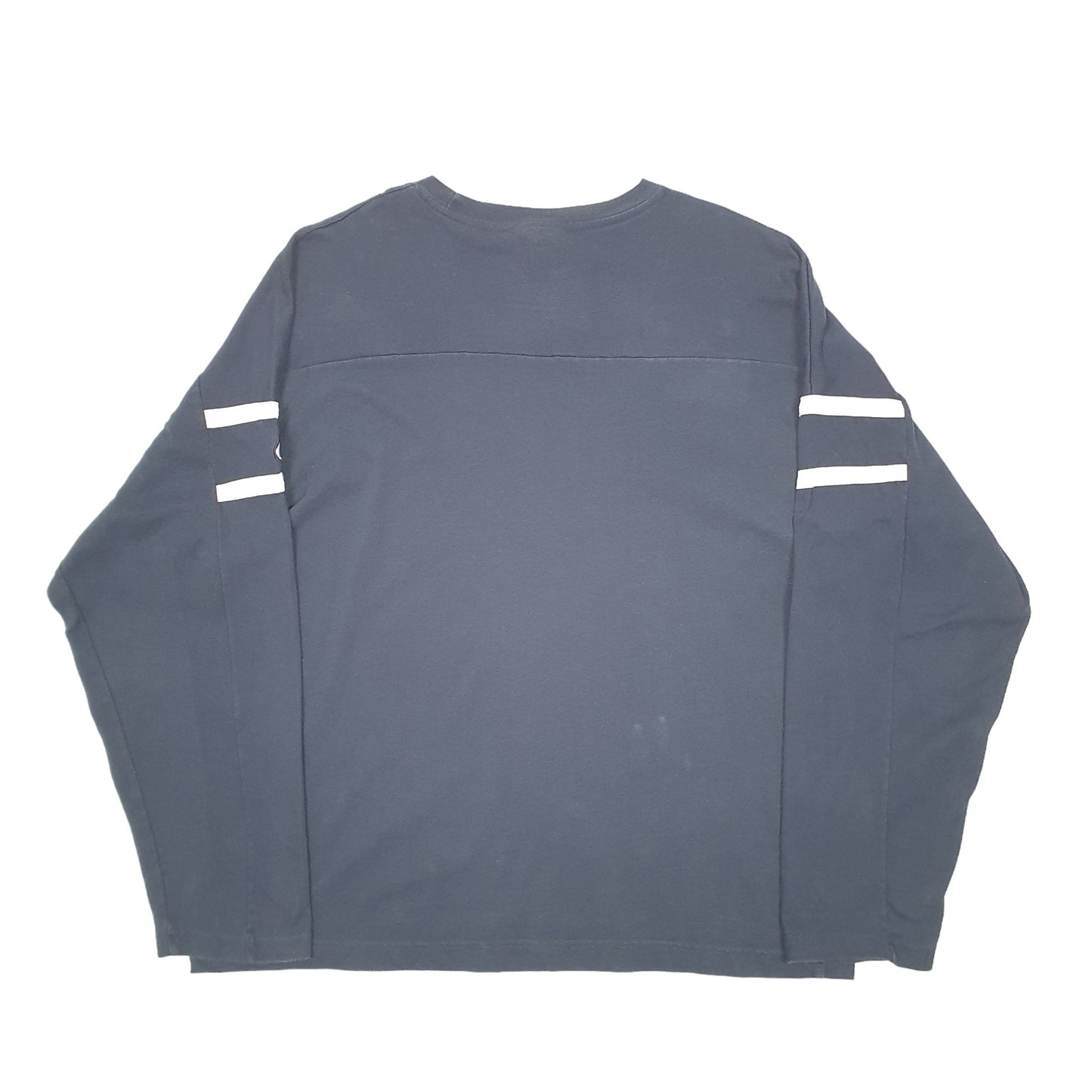 Mens Navy Reebok  Long Sleeve T Shirt