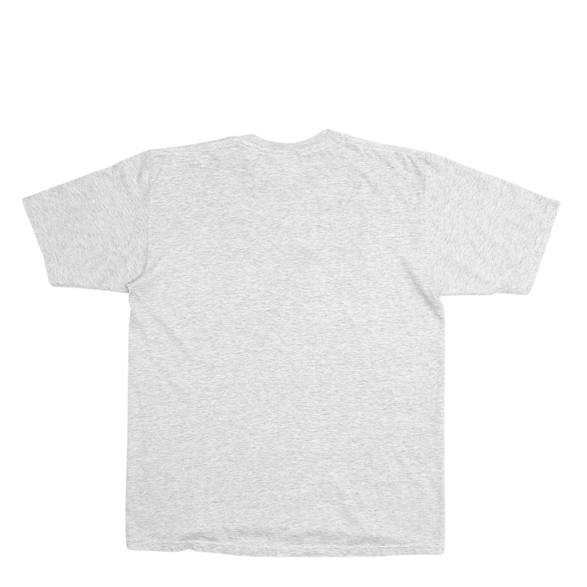 Mens Grey Jerzeez Single Stitch Vintage 90s Michigan Short Sleeve T Shirt