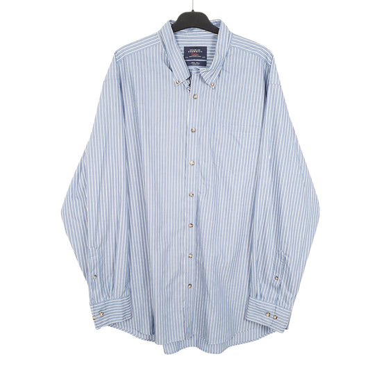 Mens Blue Charles Tyrwhitt Weekend Jermyn Street London Non Iron Long Sleeve Shirt