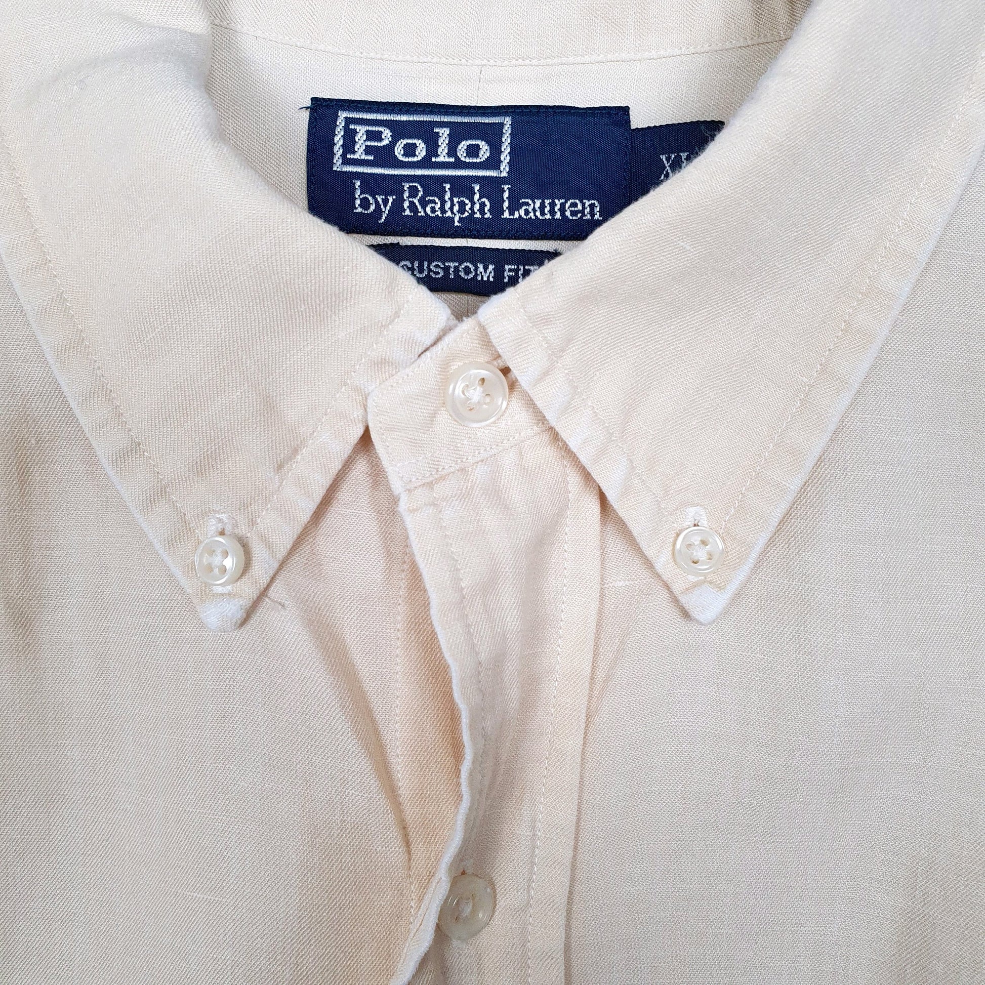 Mens Yellow Polo Ralph Lauren  Long Sleeve Shirt