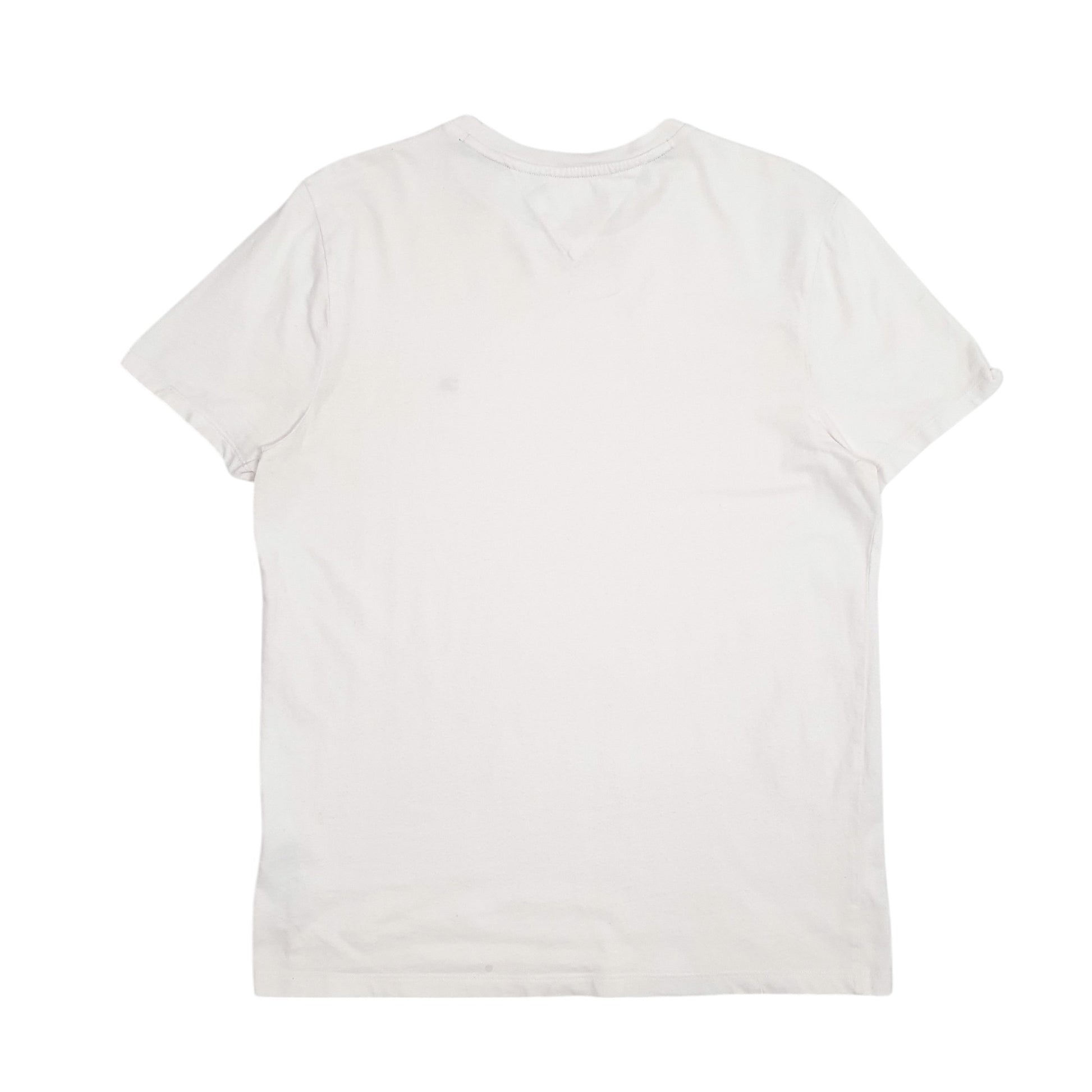 Mens White Tommy Hilfiger  Short Sleeve T Shirt