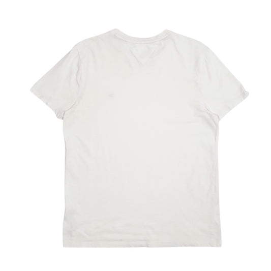 Mens White Tommy Hilfiger  Short Sleeve T Shirt