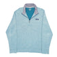 Mens Turquoise L.L.Bean Vintage Quarter Zip Jumper