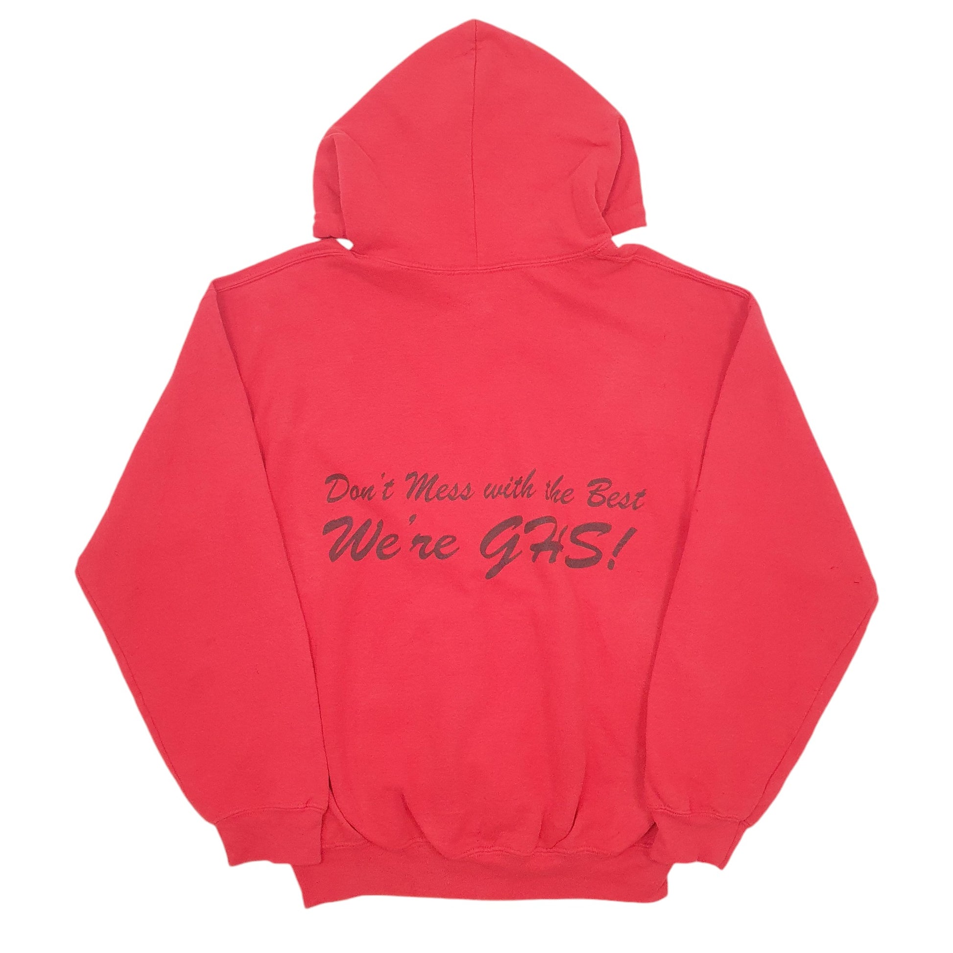 Mens Red Gildan Goshen Highschool Hoodie Jumper