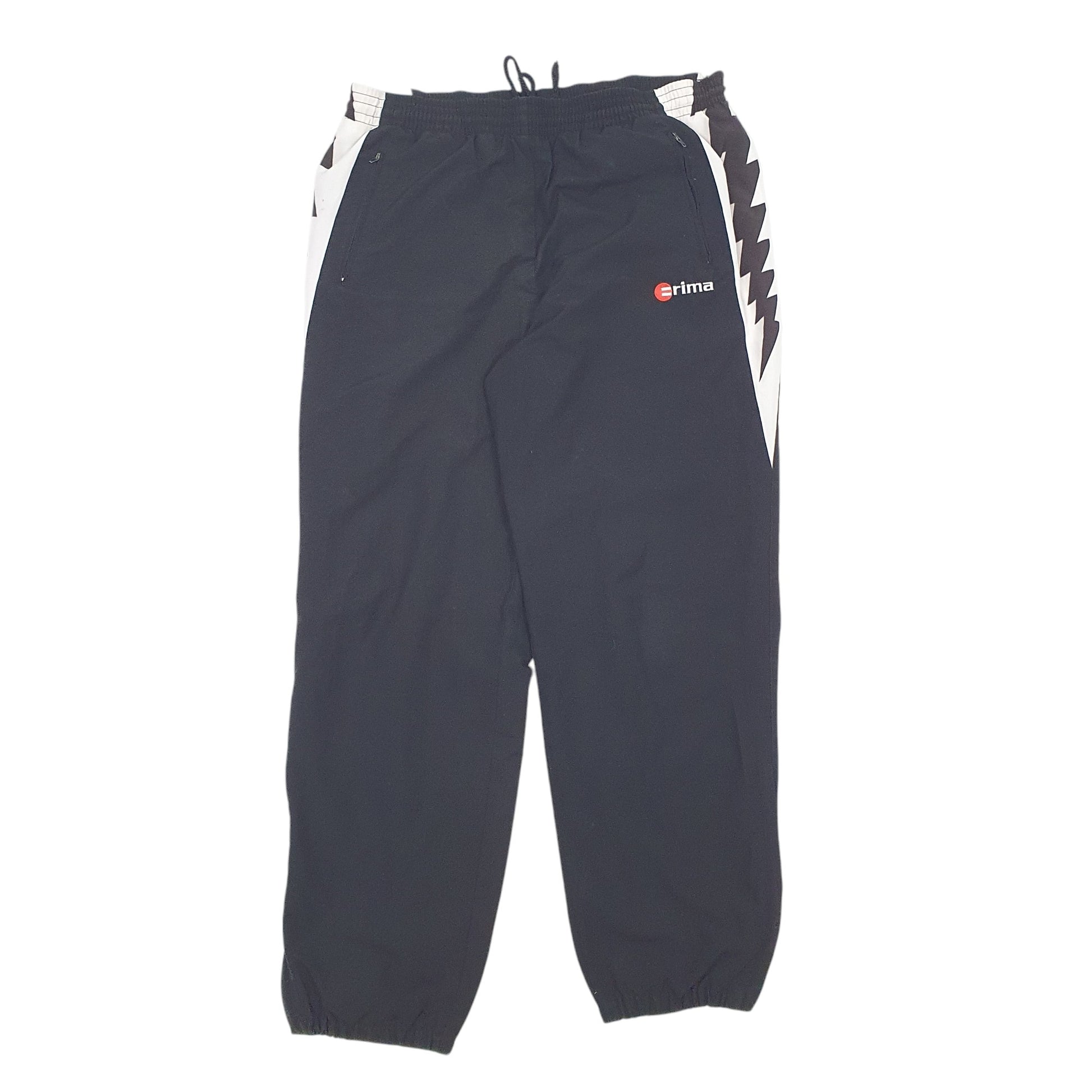 Mens Black Erima  Jogger Trousers