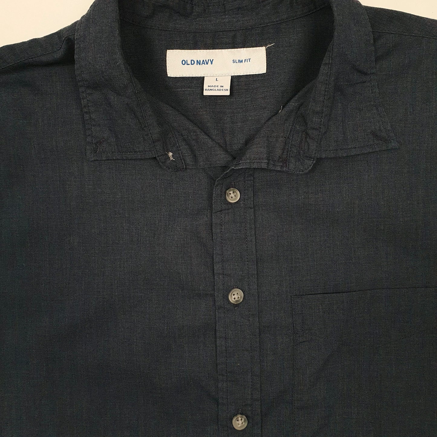 Mens Navy Old Navy  Long Sleeve Shirt