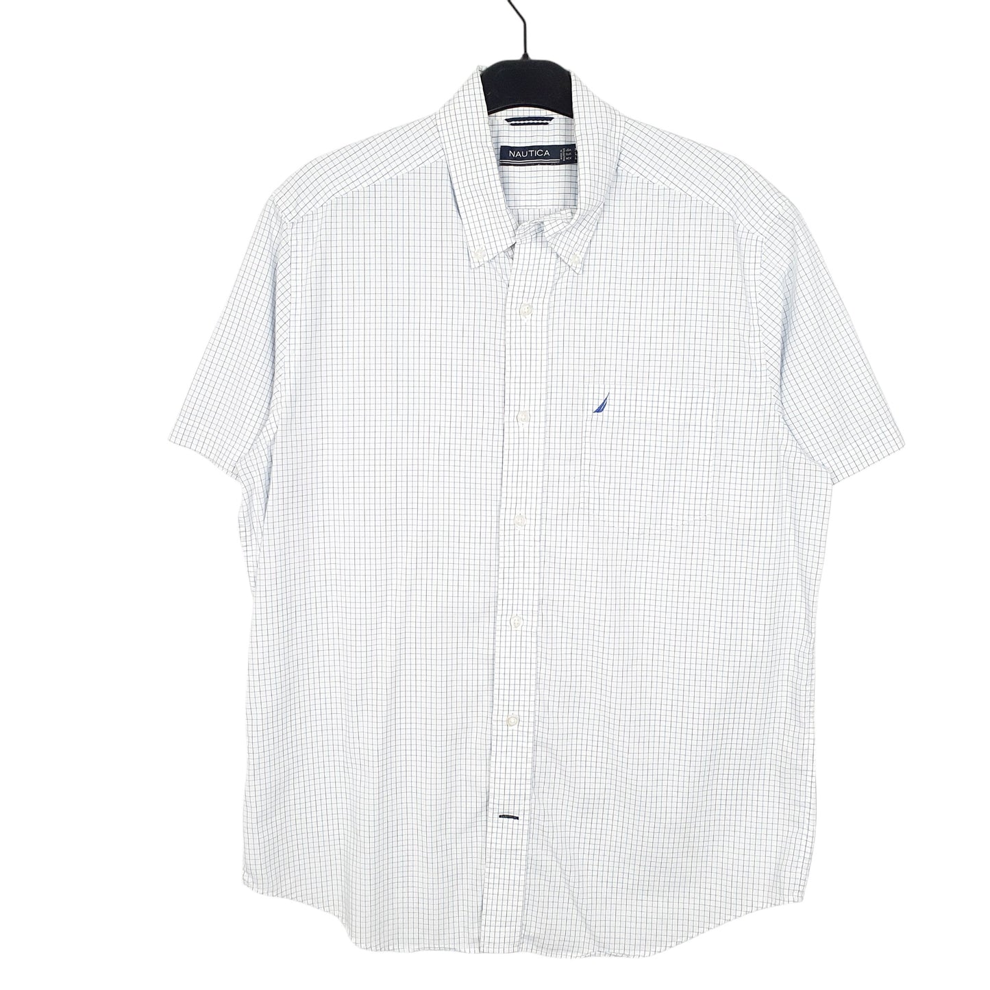 Mens White Nautica  Short Sleeve Shirt