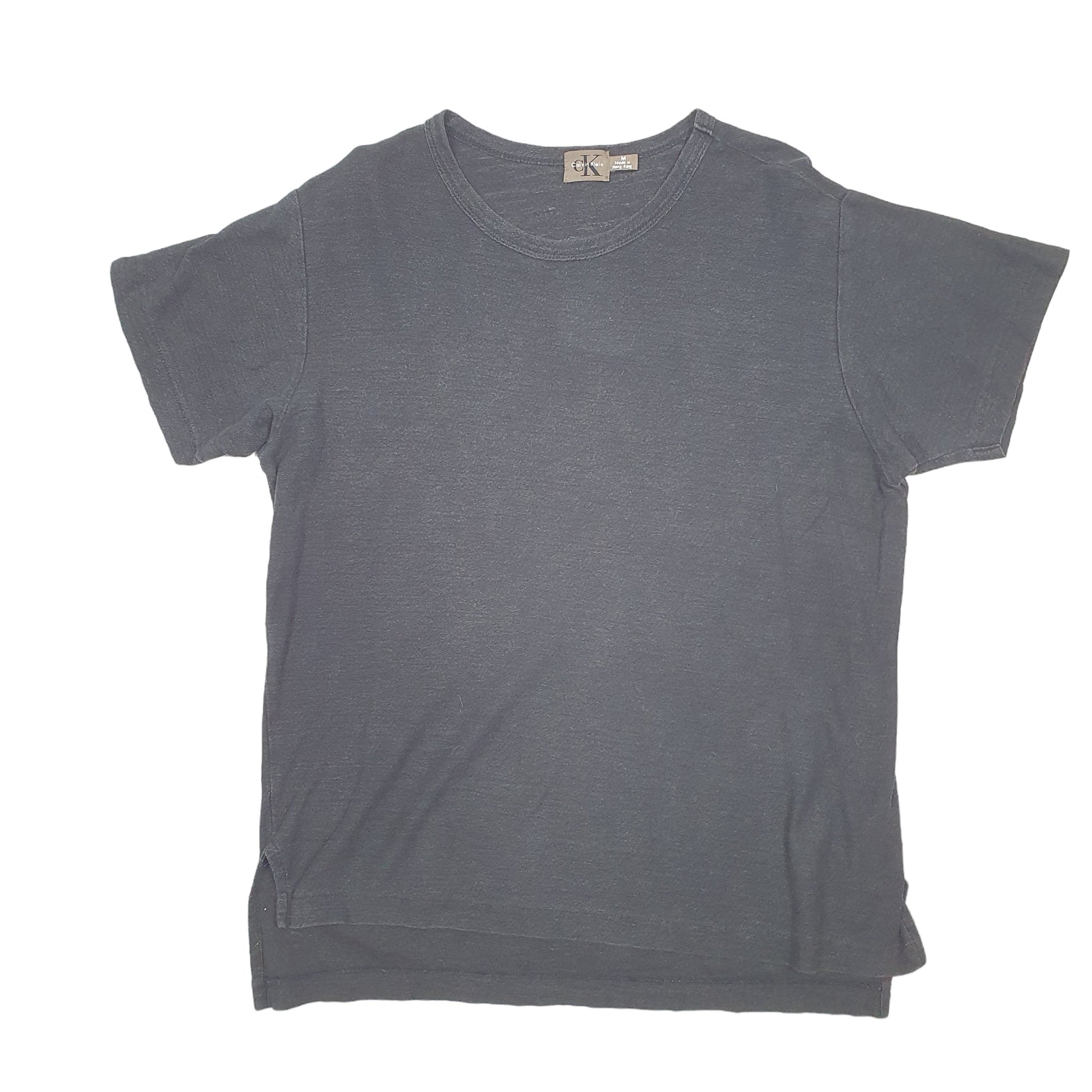 Mens Black Calvin Klein  Short Sleeve T Shirt