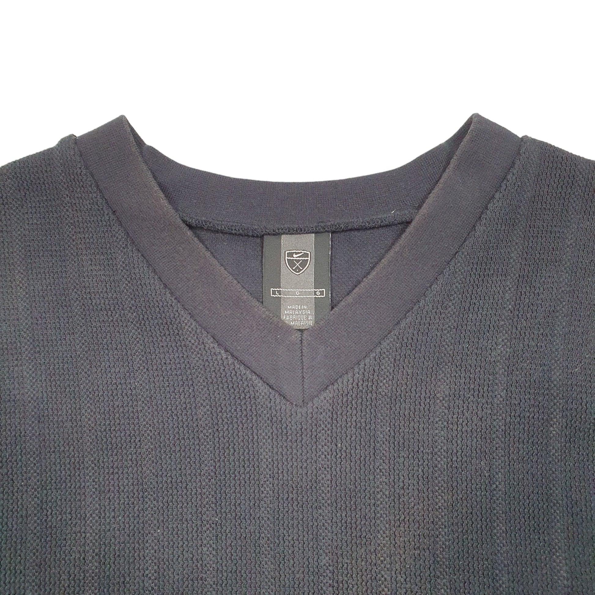 Mens Black Nike Vest Tank Top Golf Sweater V Neck Jumper