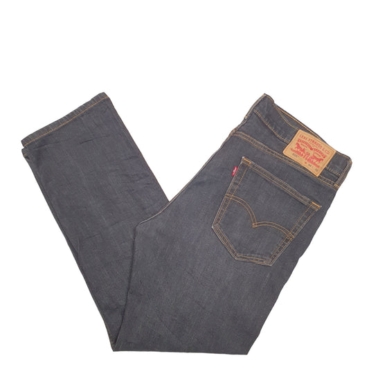 Mens Black Levis 505 JeansW36 L30
