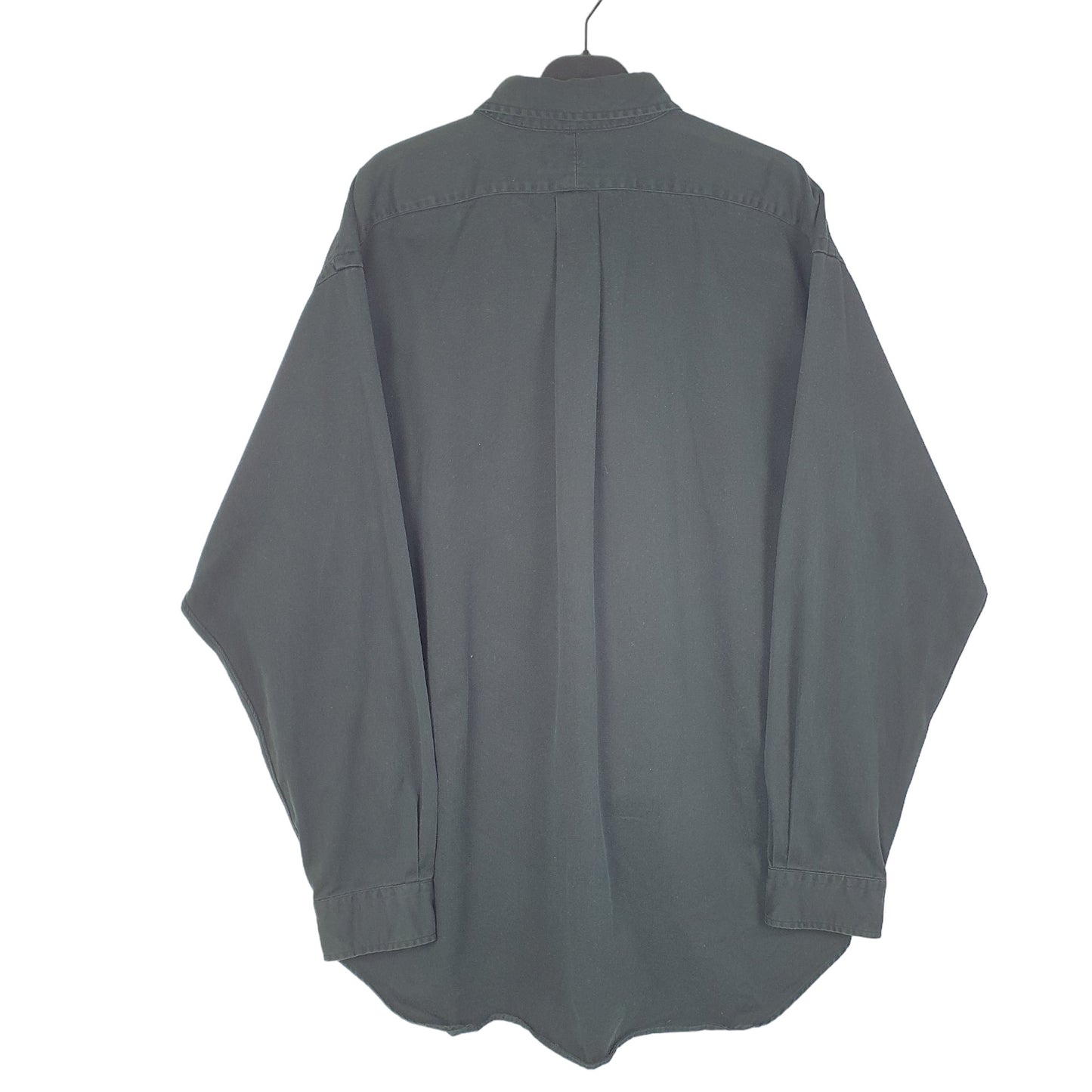 Mens Black Polo Ralph Lauren Oxford Long Sleeve Shirt