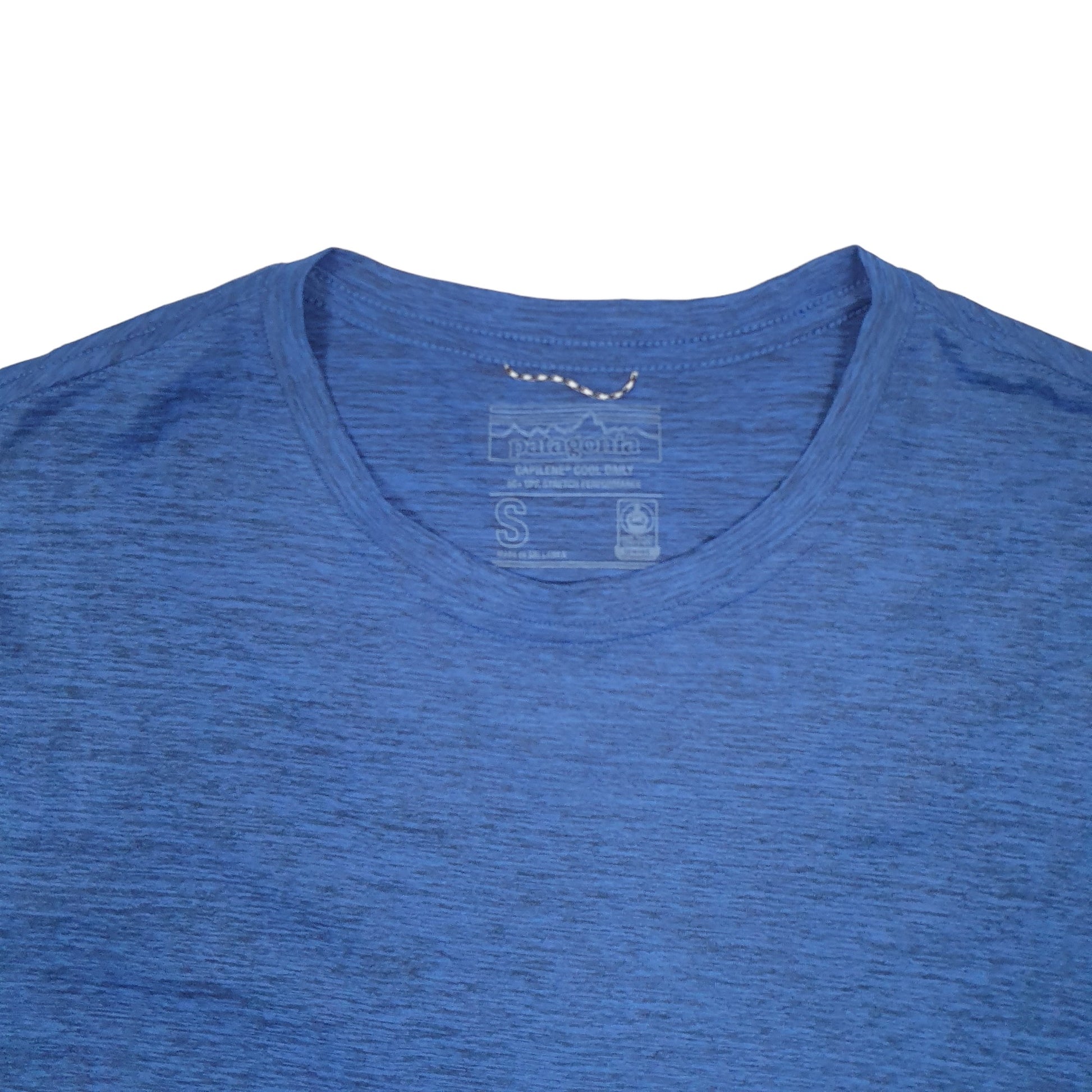Mens Blue Patagonia Active Sports Long Sleeve T Shirt