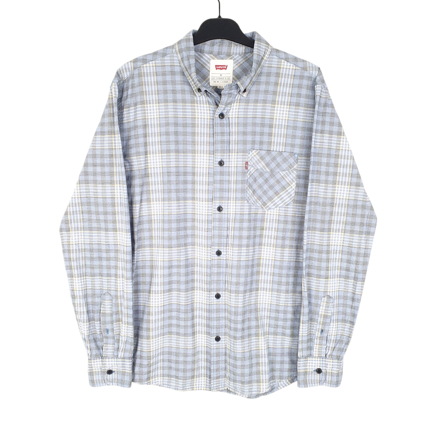Mens Blue Levis  Long Sleeve Shirt